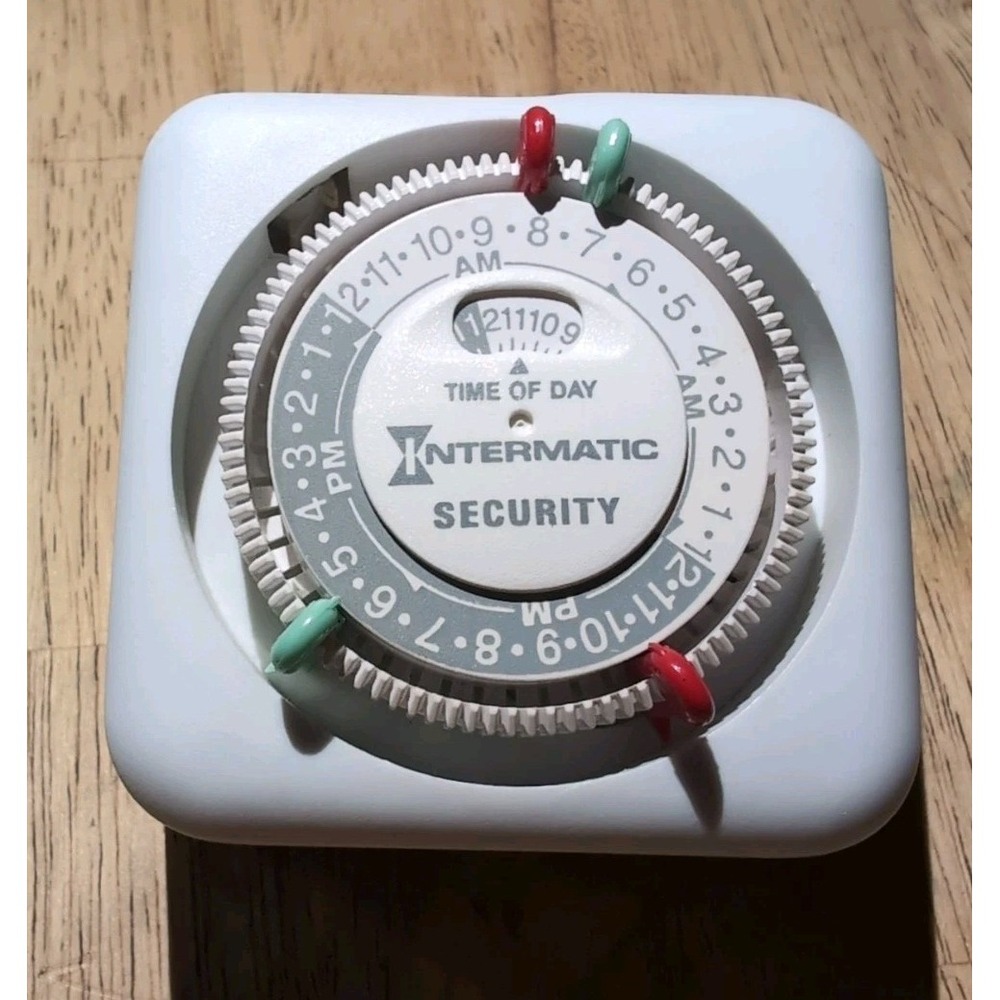 TN111K 15-Amp Indoor Timer - Versatile 24-Hour Control - Easy Manual Override...